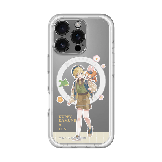 Slim Protection Premium Case with MagSafe［ Hatsune Miku × Kuppy Ramune – Kagamine Len × Kuppy – Full-body Illustration 2 ］