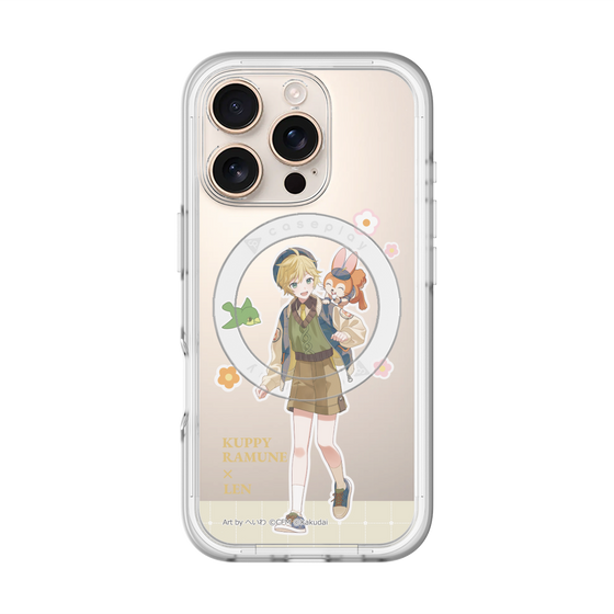 Slim Protection Premium Case with MagSafe［ Hatsune Miku × Kuppy Ramune – Kagamine Len × Kuppy – Full-body Illustration 2 ］