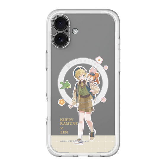 Slim Protection Premium Case with MagSafe［ Hatsune Miku × Kuppy Ramune – Kagamine Len × Kuppy – Full-body Illustration 2 ］