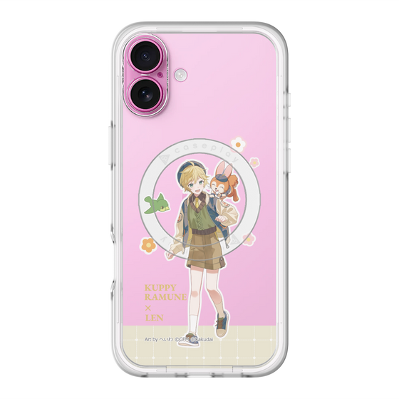 Slim Protection Premium Case with MagSafe［ Hatsune Miku × Kuppy Ramune – Kagamine Len × Kuppy – Full-body Illustration 2 ］