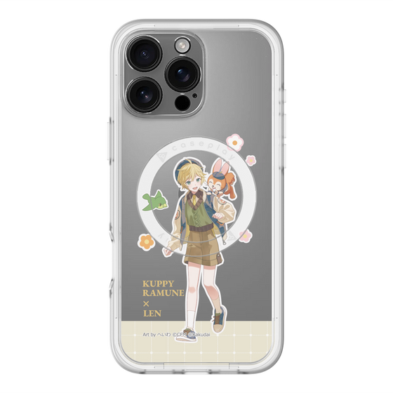 Slim Protection Premium Case with MagSafe［ Hatsune Miku × Kuppy Ramune – Kagamine Len × Kuppy – Full-body Illustration 2 ］