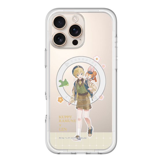 Slim Protection Premium Case with MagSafe［ Hatsune Miku × Kuppy Ramune – Kagamine Len × Kuppy – Full-body Illustration 2 ］