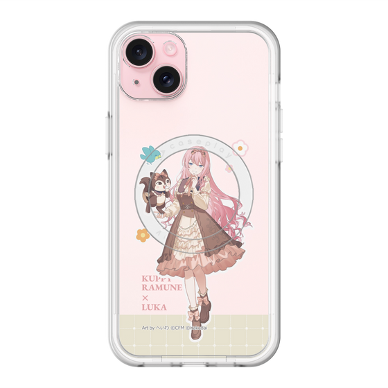 Slim Protection Premium Case with MagSafe［ Hatsune Miku × Kuppy Ramune – Megurine Luka × Ram – Full-body Illustration 2 ］
