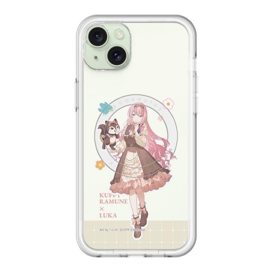 Slim Protection Premium Case with MagSafe［ Hatsune Miku × Kuppy Ramune – Megurine Luka × Ram – Full-body Illustration 2 ］
