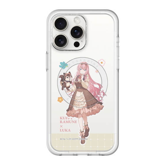 Slim Protection Premium Case with MagSafe［ Hatsune Miku × Kuppy Ramune – Megurine Luka × Ram – Full-body Illustration 2 ］