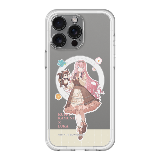 Slim Protection Premium Case with MagSafe［ Hatsune Miku × Kuppy Ramune – Megurine Luka × Ram – Full-body Illustration 2 ］