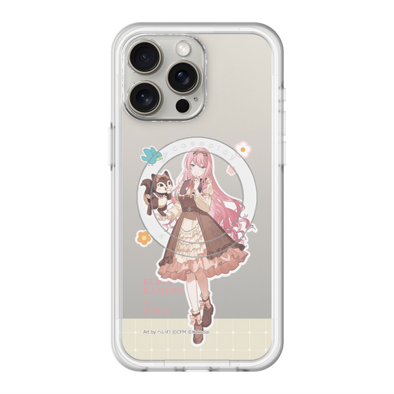 Slim Protection Premium Case with MagSafe［ Hatsune Miku × Kuppy Ramune – Megurine Luka × Ram – Full-body Illustration 2 ］