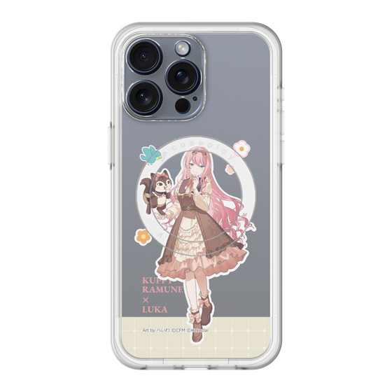 Slim Protection Premium Case with MagSafe［ Hatsune Miku × Kuppy Ramune – Megurine Luka × Ram – Full-body Illustration 2 ］