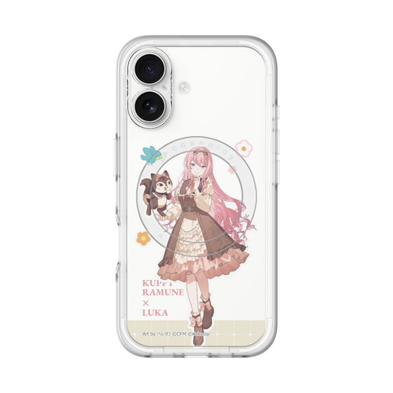 Slim Protection Premium Case with MagSafe［ Hatsune Miku × Kuppy Ramune – Megurine Luka × Ram – Full-body Illustration 2 ］