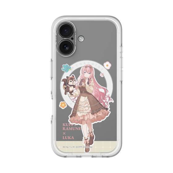Slim Protection Premium Case with MagSafe［ Hatsune Miku × Kuppy Ramune – Megurine Luka × Ram – Full-body Illustration 2 ］