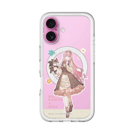 Slim Protection Premium Case with MagSafe［ Hatsune Miku × Kuppy Ramune – Megurine Luka × Ram – Full-body Illustration 2 ］