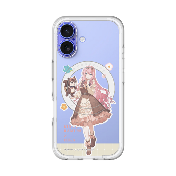 Slim Protection Premium Case with MagSafe［ Hatsune Miku × Kuppy Ramune – Megurine Luka × Ram – Full-body Illustration 2 ］
