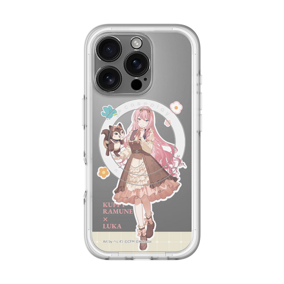 Slim Protection Premium Case with MagSafe［ Hatsune Miku × Kuppy Ramune – Megurine Luka × Ram – Full-body Illustration 2 ］