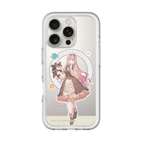 Slim Protection Premium Case with MagSafe［ Hatsune Miku × Kuppy Ramune – Megurine Luka × Ram – Full-body Illustration 2 ］