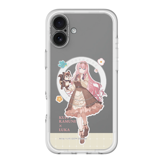 Slim Protection Premium Case with MagSafe［ Hatsune Miku × Kuppy Ramune – Megurine Luka × Ram – Full-body Illustration 2 ］