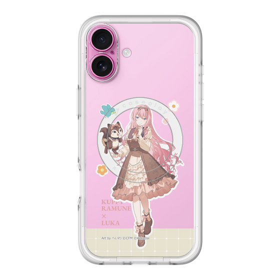 Slim Protection Premium Case with MagSafe［ Hatsune Miku × Kuppy Ramune – Megurine Luka × Ram – Full-body Illustration 2 ］