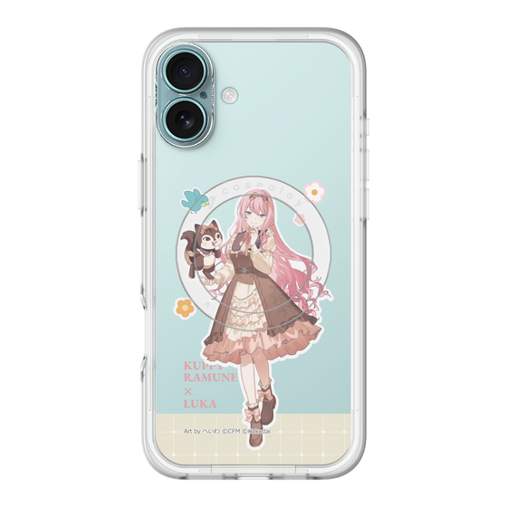 Slim Protection Premium Case with MagSafe［ Hatsune Miku × Kuppy Ramune – Megurine Luka × Ram – Full-body Illustration 2 ］