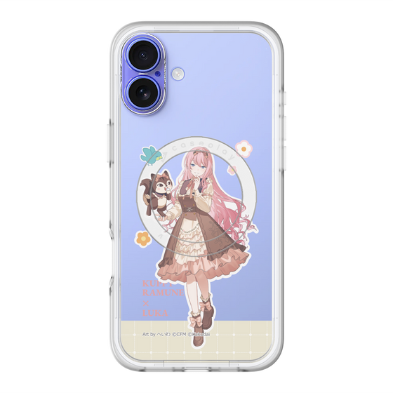 Slim Protection Premium Case with MagSafe［ Hatsune Miku × Kuppy Ramune – Megurine Luka × Ram – Full-body Illustration 2 ］