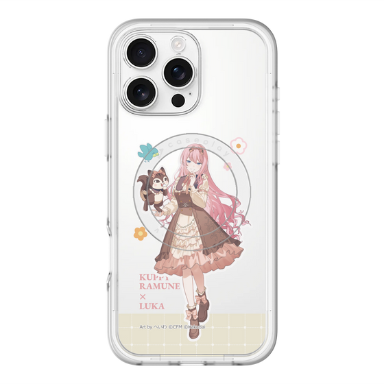 Slim Protection Premium Case with MagSafe［ Hatsune Miku × Kuppy Ramune – Megurine Luka × Ram – Full-body Illustration 2 ］