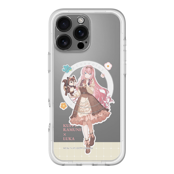 Slim Protection Premium Case with MagSafe［ Hatsune Miku × Kuppy Ramune – Megurine Luka × Ram – Full-body Illustration 2 ］