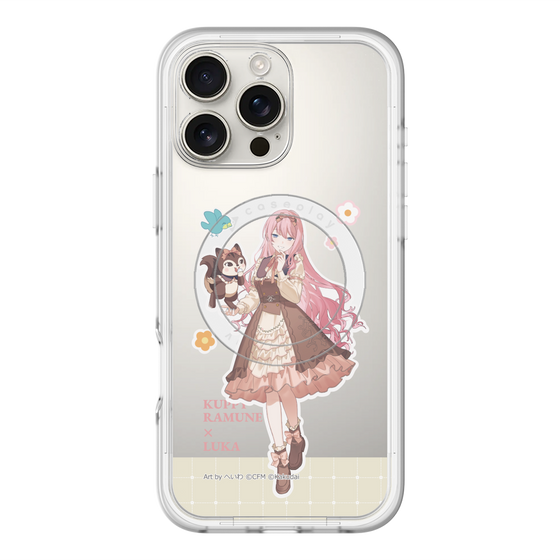 Slim Protection Premium Case with MagSafe［ Hatsune Miku × Kuppy Ramune – Megurine Luka × Ram – Full-body Illustration 2 ］