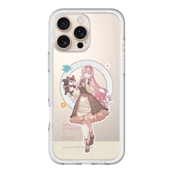 Slim Protection Premium Case with MagSafe［ Hatsune Miku × Kuppy Ramune – Megurine Luka × Ram – Full-body Illustration 2 ］