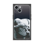 Premium Square Case［ The Izu Animal Kingdom - Buffalo Monochrome ］