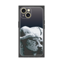 Premium Square Case［ The Izu Animal Kingdom - Buffalo Monochrome ］