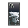 Premium Square Case［ The Izu Animal Kingdom - Buffalo Monochrome ］