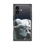 Premium Square Case［ The Izu Animal Kingdom - Buffalo Monochrome ］