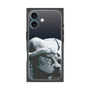 Premium Square Case［ The Izu Animal Kingdom - Buffalo Monochrome ］