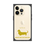 Premium Square Case［ &UCHINOCO - Miniature Dachshund ］