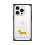 Premium Square Case［ &UCHINOCO - Kaninchen Dachshund ］