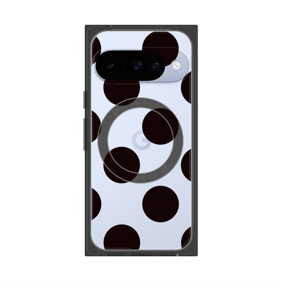 Premium Square Case with Pixelsnap［ Simple Dot - Black ］