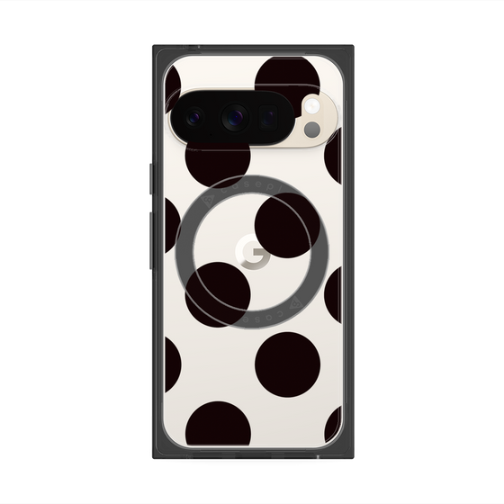 Premium Square Case with Pixelsnap［ Simple Dot - Black ］