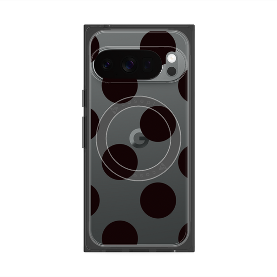 Premium Square Case with Pixelsnap［ Simple Dot - Black ］