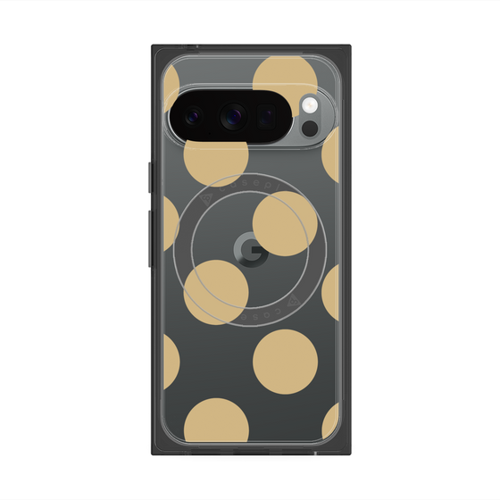Premium Square Case with Pixelsnap［ Simple Dot - Beige ］