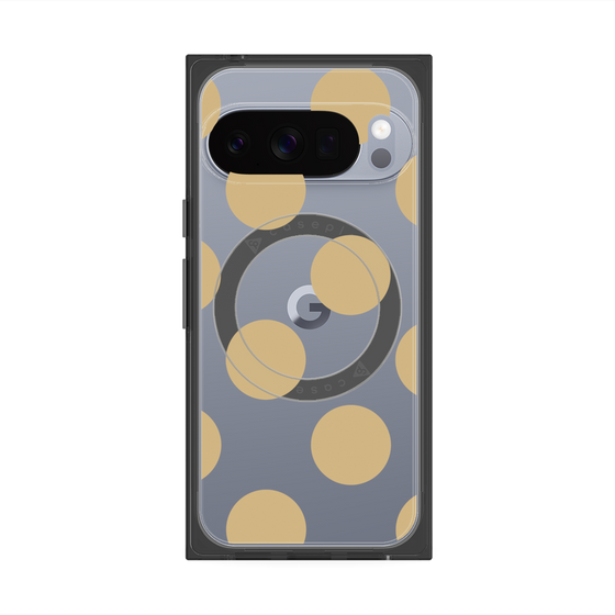 Premium Square Case with Pixelsnap［ Simple Dot - Beige ］