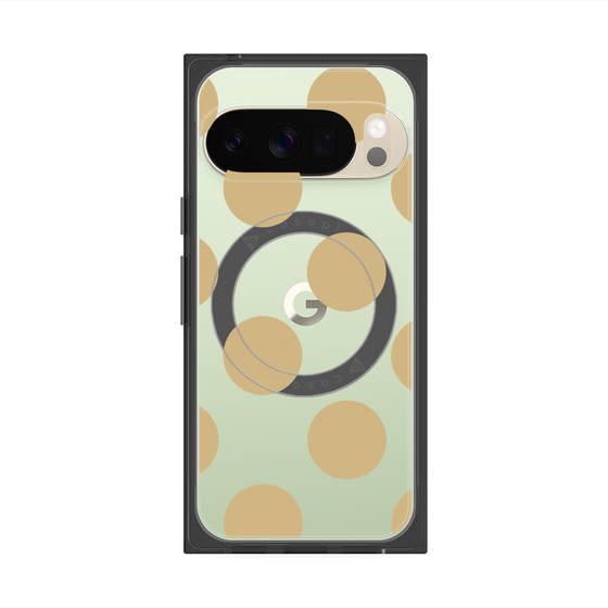 Premium Square Case with Pixelsnap［ Simple Dot - Beige ］