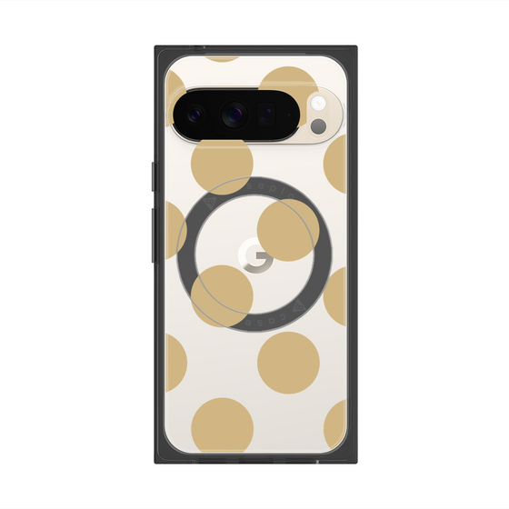 Premium Square Case with Pixelsnap［ Simple Dot - Beige ］