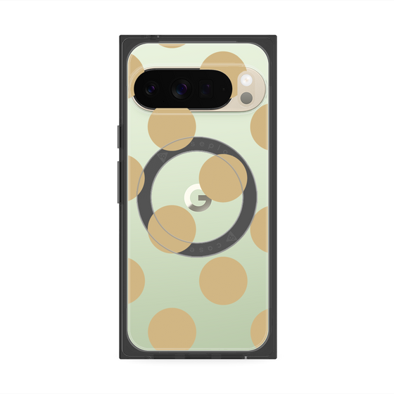 Premium Square Case with Pixelsnap［ Simple Dot - Beige ］