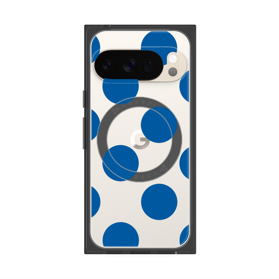Premium Square Case with Pixelsnap［ Simple Dot - Blue ］
