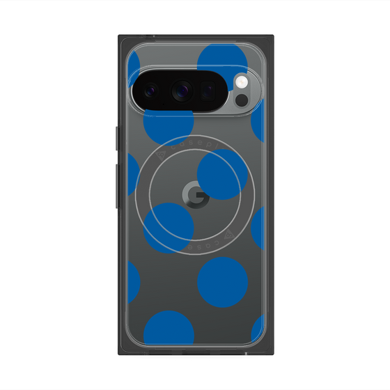 Premium Square Case with Pixelsnap［ Simple Dot - Blue ］