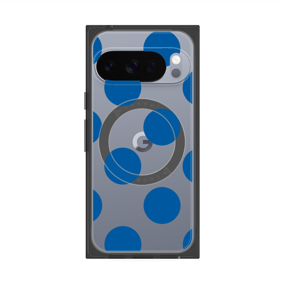 Premium Square Case with Pixelsnap［ Simple Dot - Blue ］