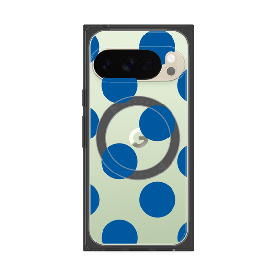 Premium Square Case with Pixelsnap［ Simple Dot - Blue ］