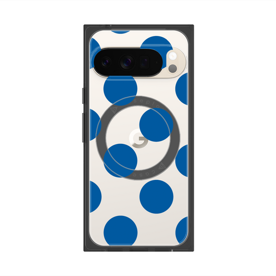 Premium Square Case with Pixelsnap［ Simple Dot - Blue ］