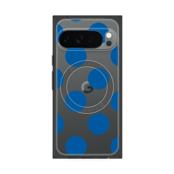 Premium Square Case with Pixelsnap［ Simple Dot - Blue ］