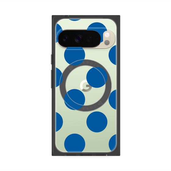 Premium Square Case with Pixelsnap［ Simple Dot - Blue ］