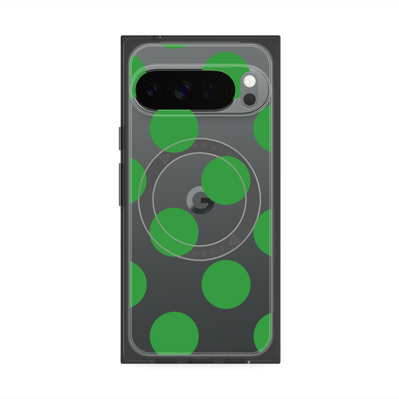 Premium Square Case with Pixelsnap［ Simple Dot - Green ］