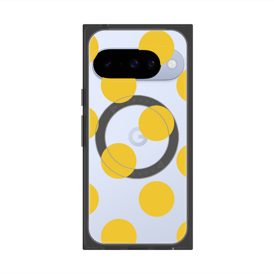 Premium Square Case with Pixelsnap［ Simple Dot - Yellow ］